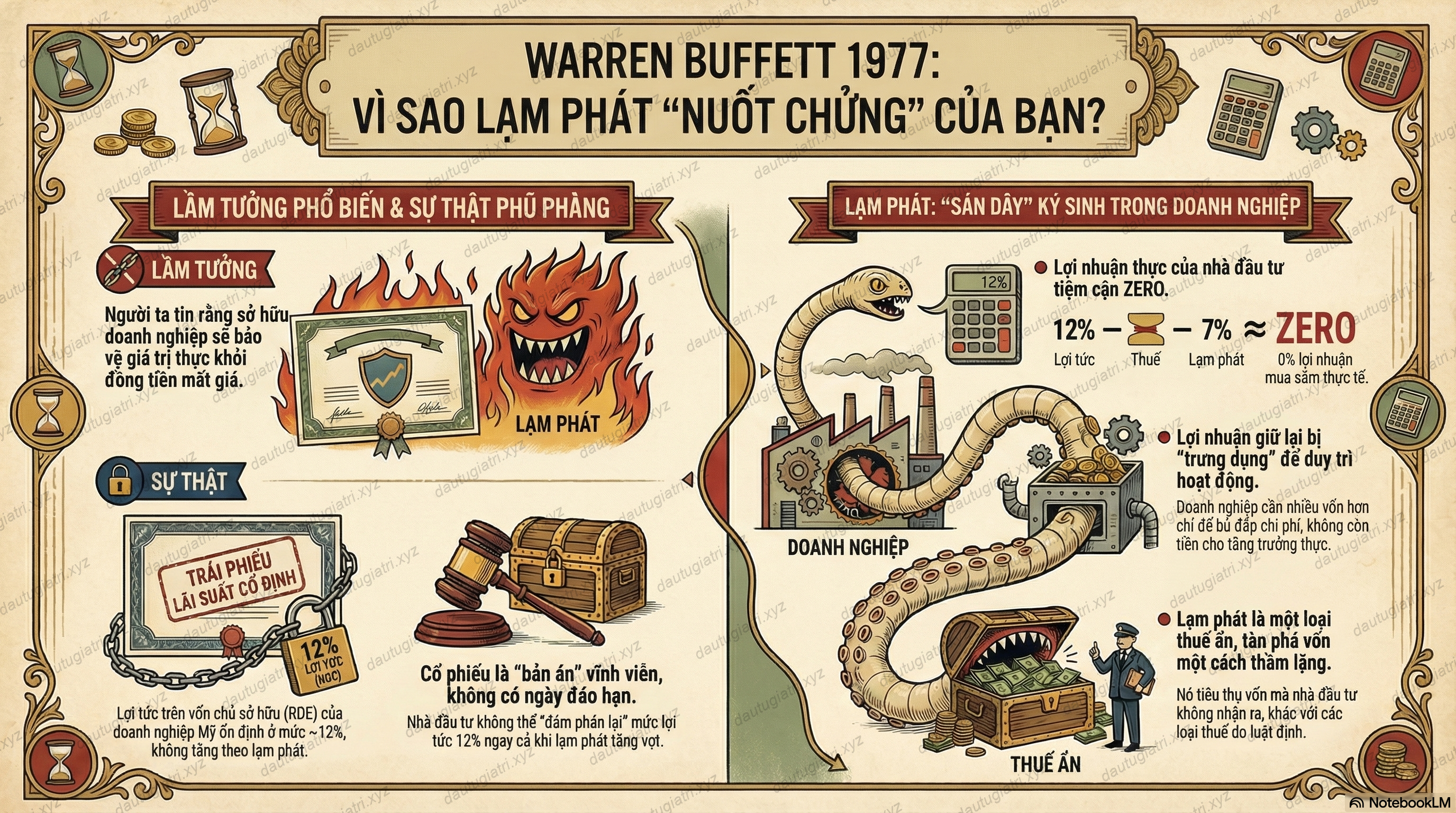 Fortune 1977: Làm thế nào lạm phát lừa dối nhà đầu tư cổ phiếu