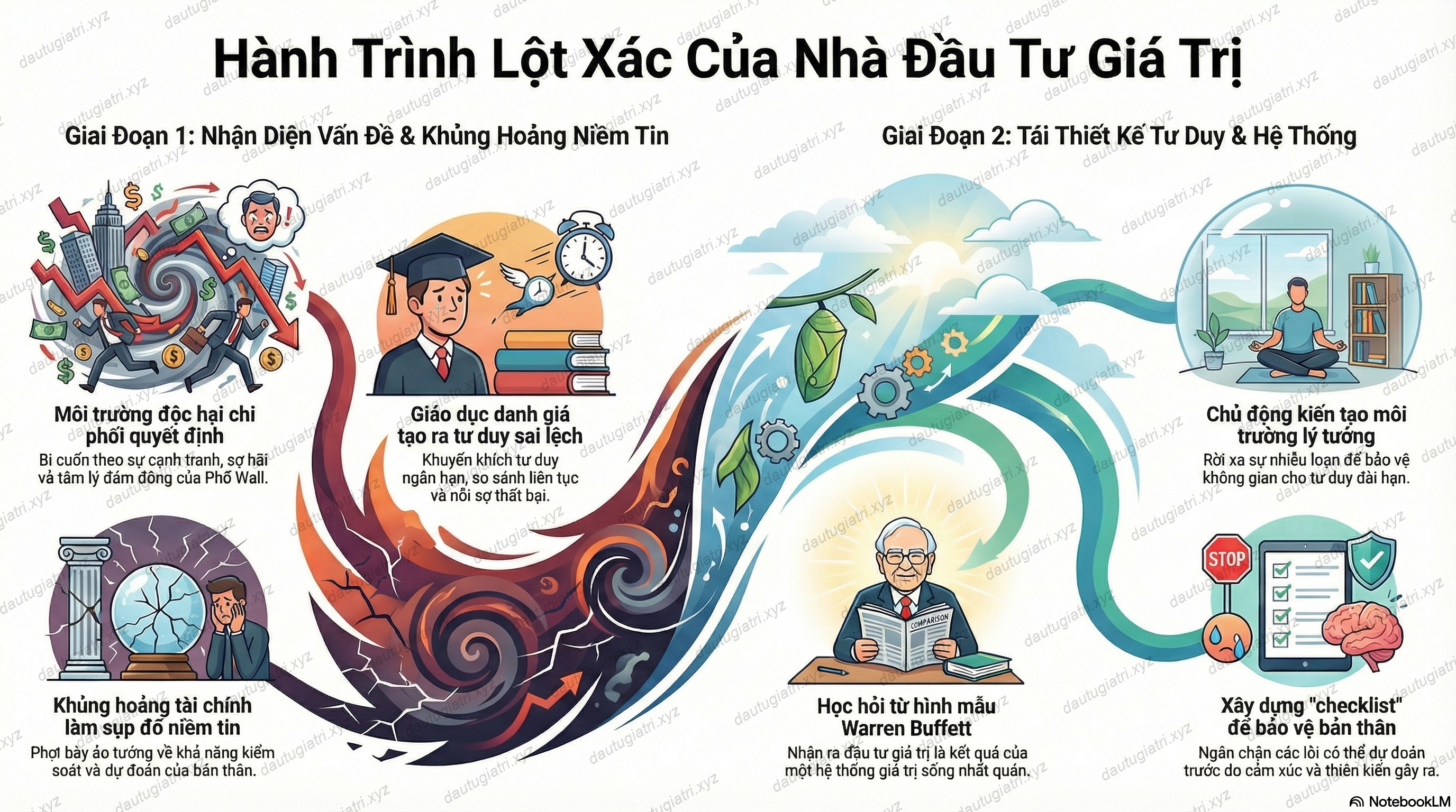 Hành trình lột xác của nhà đầu tư giá trị