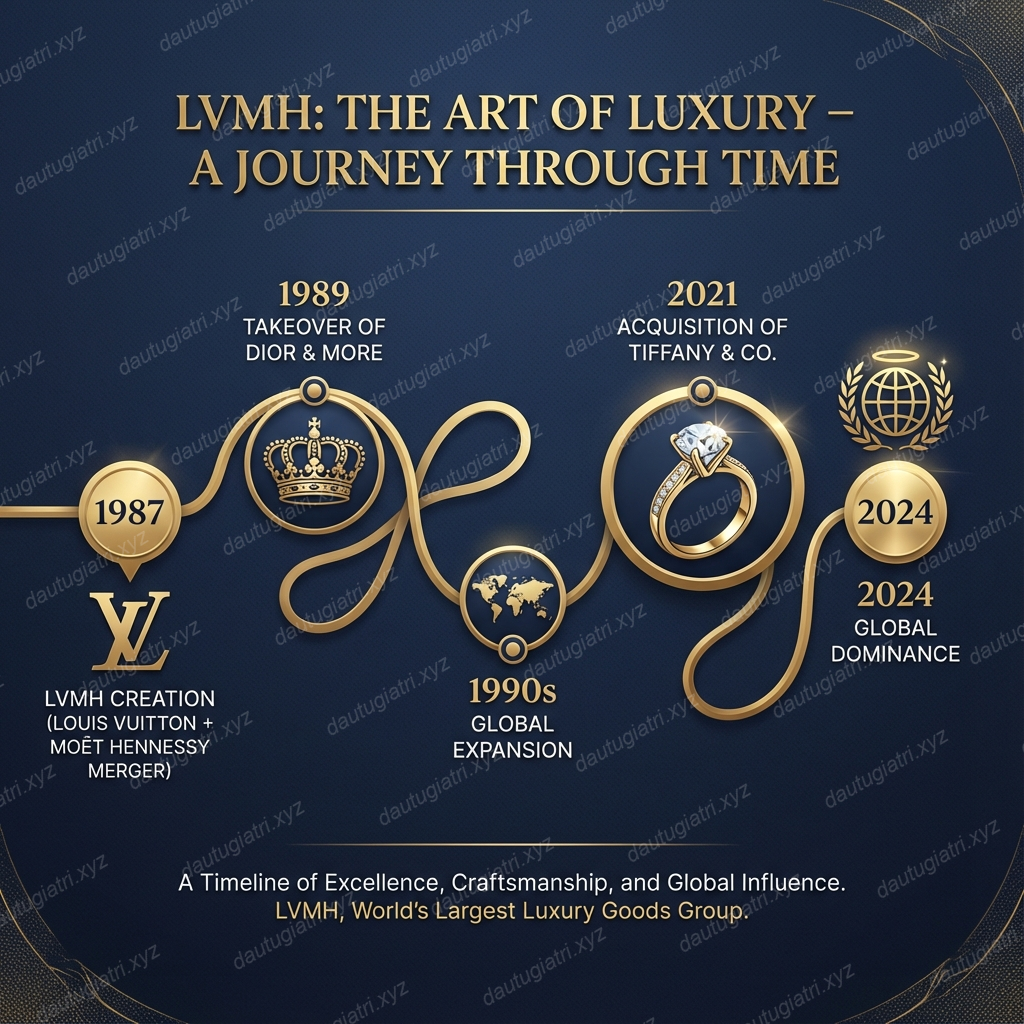 Dòng thời gian phát triển của LVMH (1987-2024)