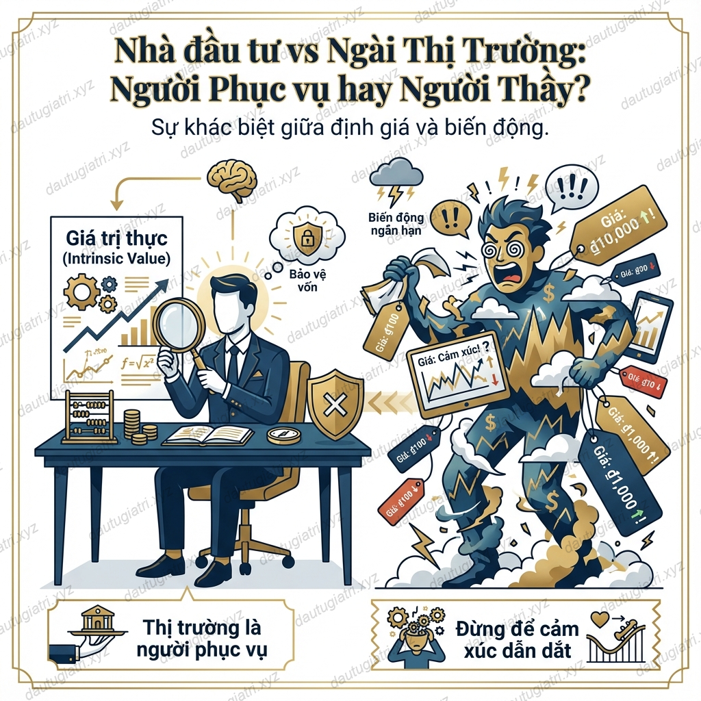 Nhà đầu tư vs Ngài Thị Trường: Người Phục vụ hay Người Thầy?