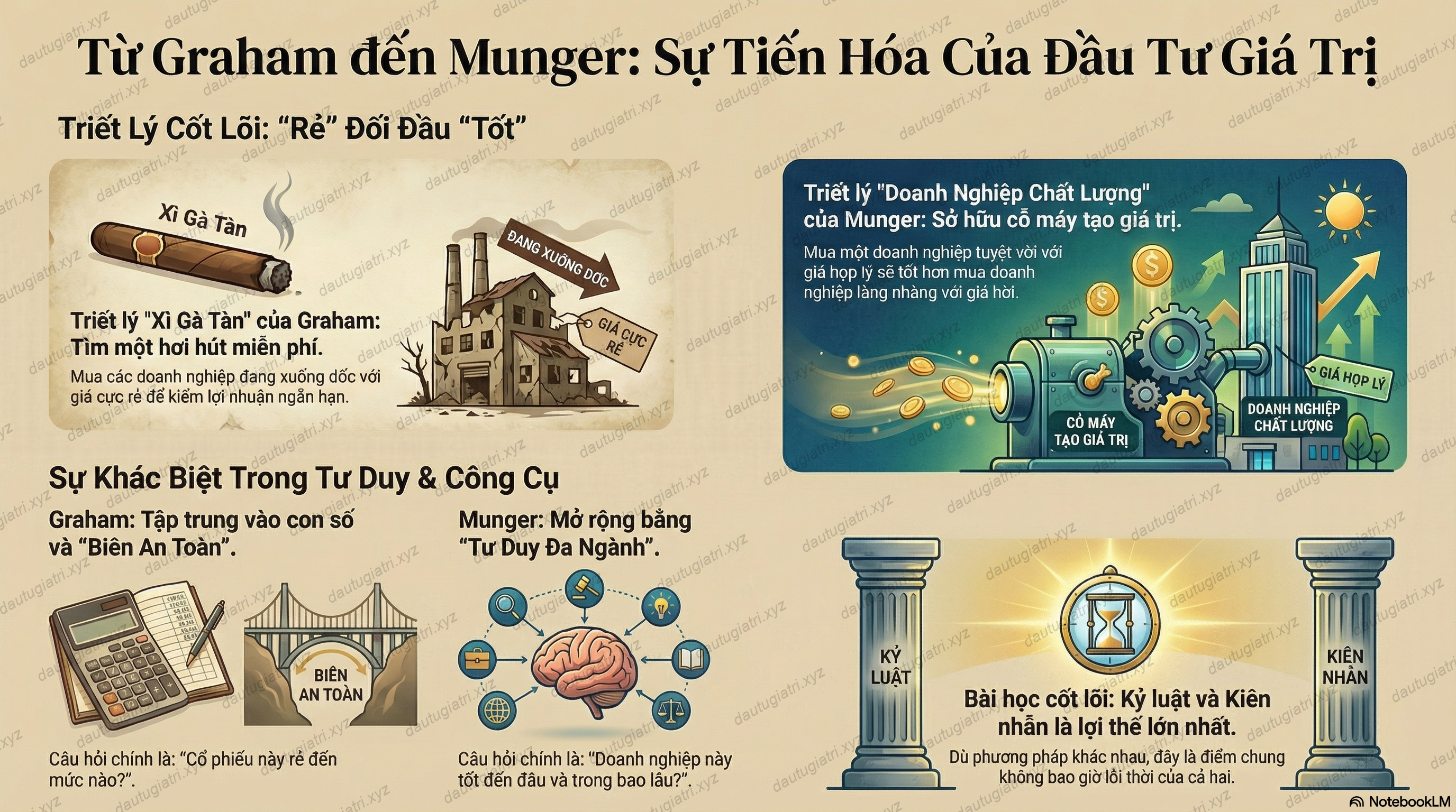 Từ Graham đến Munger: Sự tiến hóa của đầu tư giá trị
